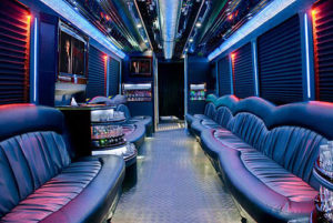 Party Bus Rental Service 45 Person Austin limousine transportation 